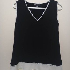 Karl Lagerfeld Sleeveless Lace Top, Size US S